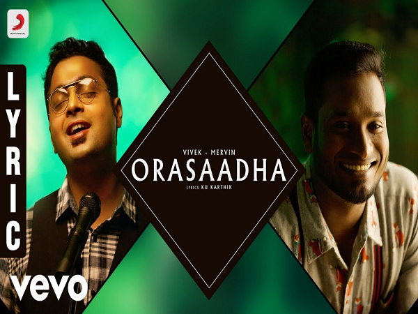 Orasaadha Song Musical notes