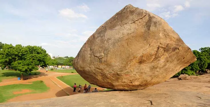 Krishna's Butter Ball Mahabalipuram